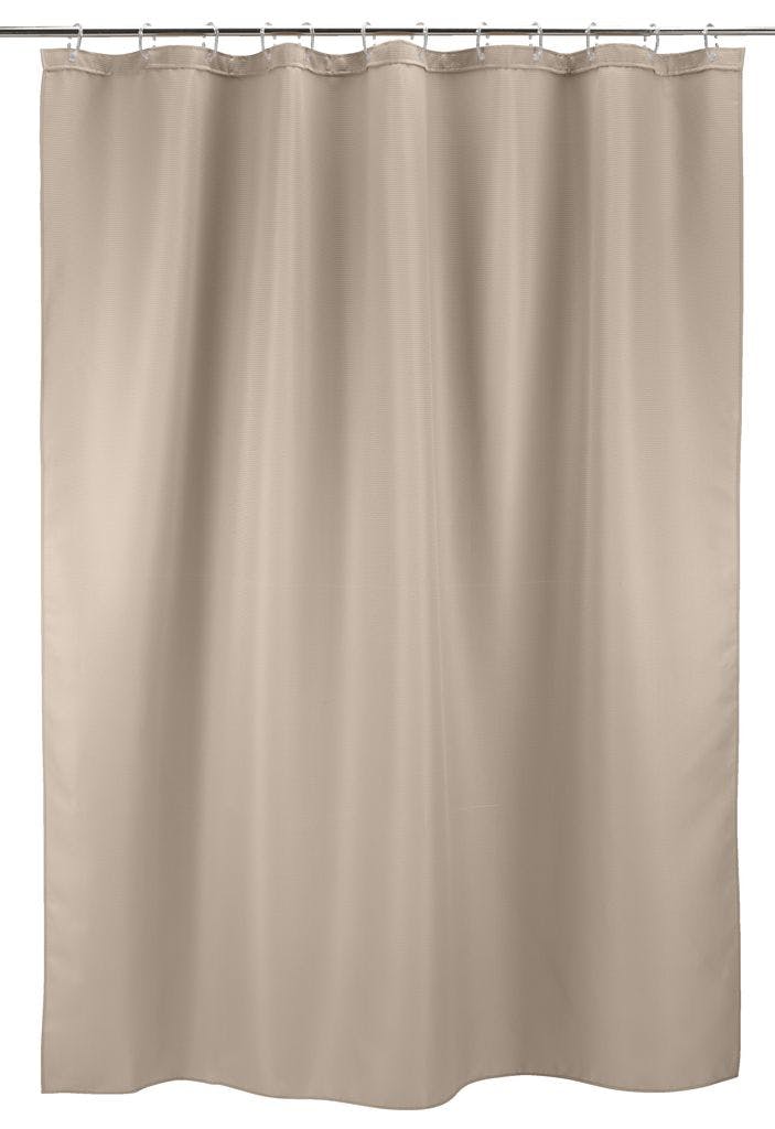 Beige dusjforheng dusjforheng